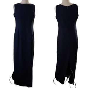Scott McClintock Navy Blue Sleeveless Dress